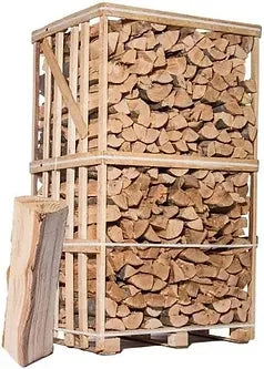 HEIZHOLZ – 33 CM – MISCHUNG AUS HARTHOLZ – PALETTE 2 M³ – 2,9 STER