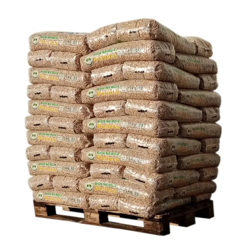 Pellet Bio Energie – Palette mit 66 Säcken à 15 kg